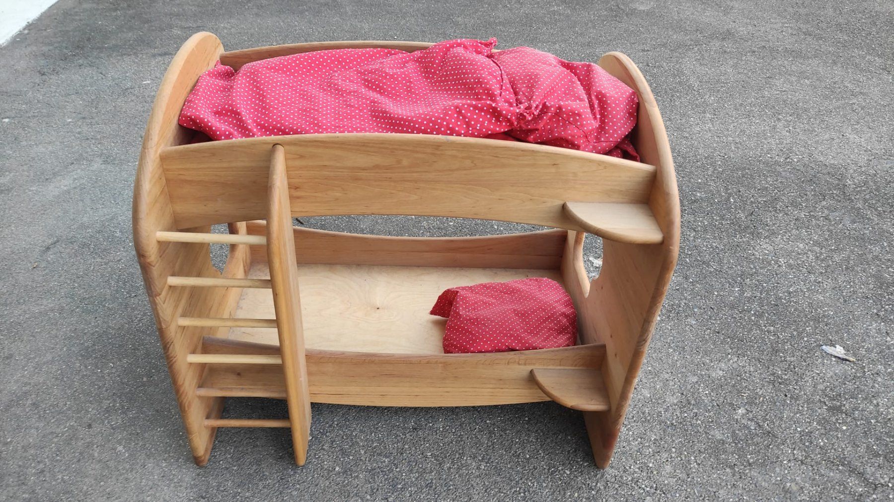 Letti: Puppen Hochbett Echtholz – Usato da Würenlingen venduto da Striga 1