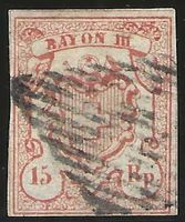 Rayon 18, OR II,  Typ 10, Eidg.Raute . Attest Hermann