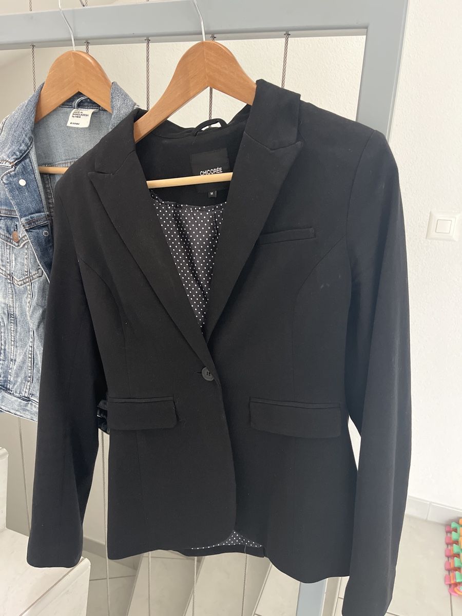 Giacche: Frühlings-Jacken, Basic: schw. Blaser +Jeansjacke – Nuovo (secondo la descrizione) da Steinmaur venduto da RosaliaT 3