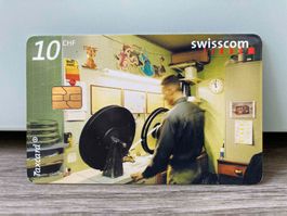 Taxcard / Serie 2000 / Kinooperateur / Daniel Sutter / leer
