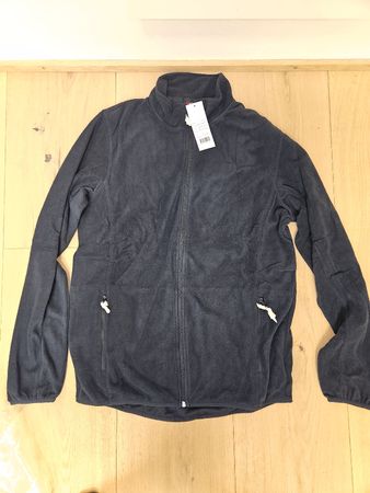 Dunkelblaue Fleecejacke, Grösse M, ideal für den Herbst