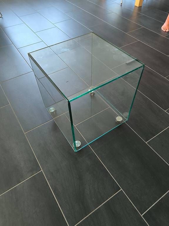 Nachttische: Beistelltisch Glas auf Rollen 2 Stk – Gebraucht aus Rümlang von rapphi 1