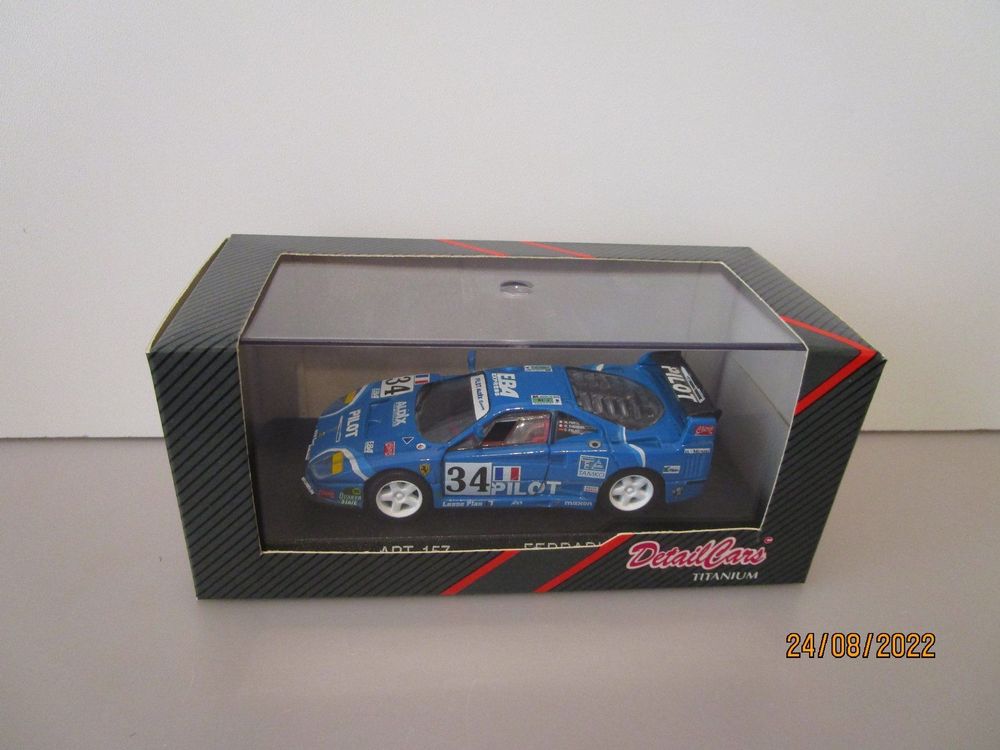 Ferrari F40 1995 24 Hour of Le Mans #40 1:64 Diecast Scale – Big Boy Toys