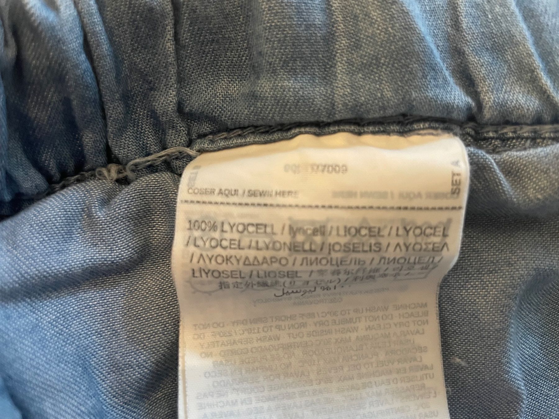 Mango Pantaloni: Short portefeuille Mango lyocell M | Mango Wickelshort Denim – Usato da Zürich venduto da AnnaSa 7