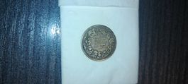 1 Franken 1860 sitzende Helvetia Silber
