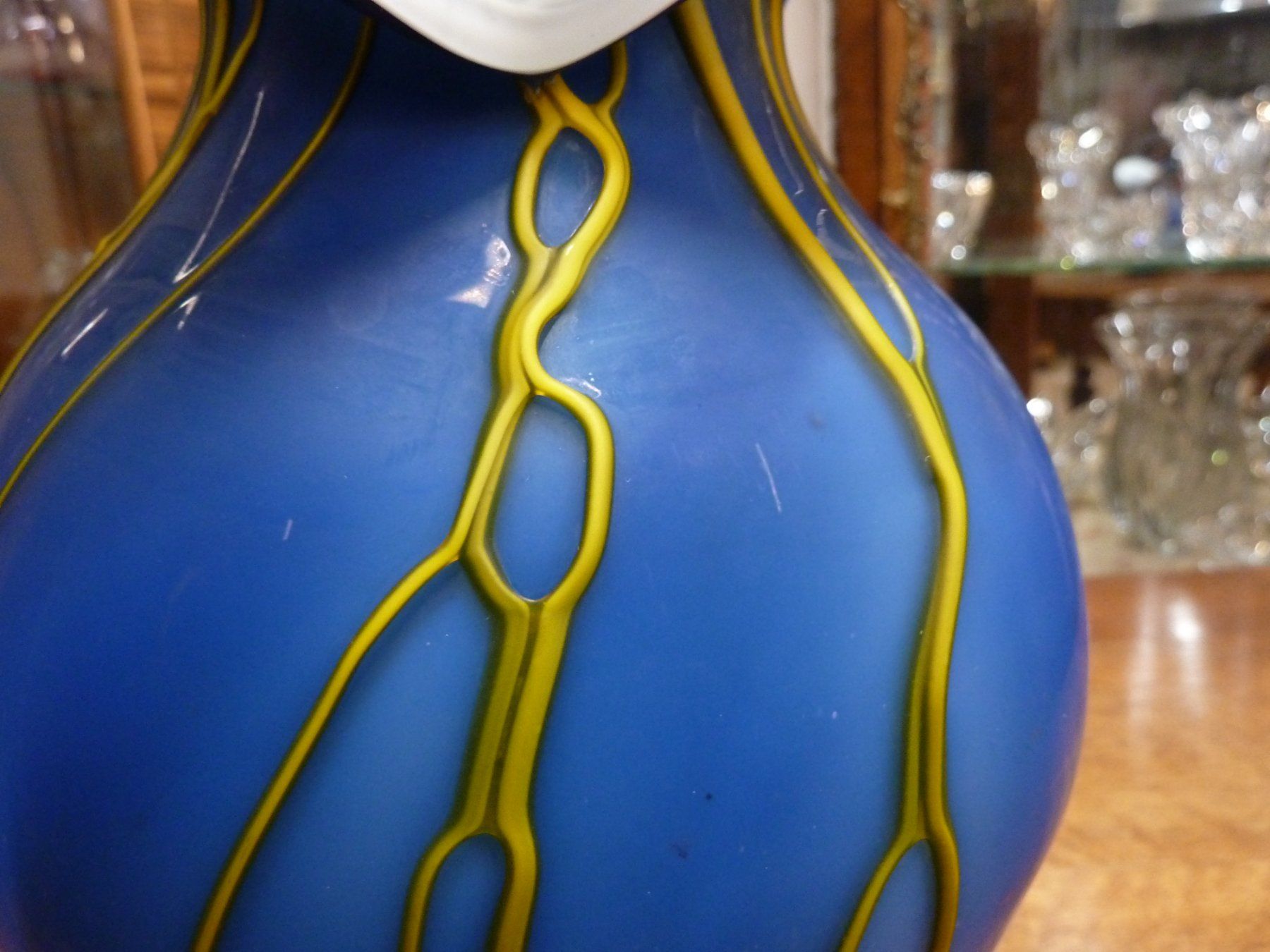 Vasen & Gefässe: Antike Glas Vase – Gebraucht aus Bure von 1319 3