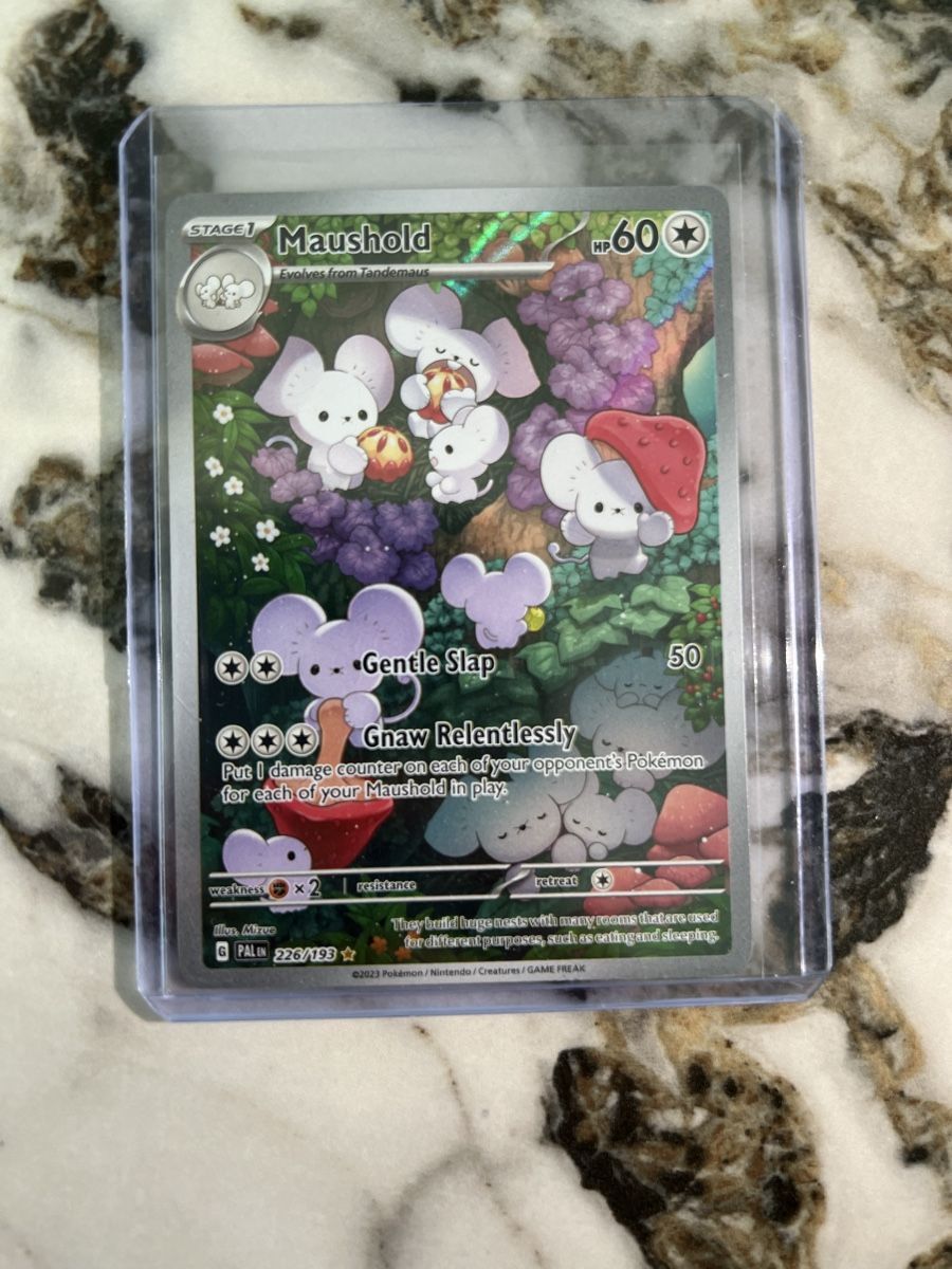 Pokémon Carte collezionabili: Maushold IR  226/193 paldea evolved – Usato da Bützberg venduto da MySell
