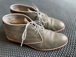 Mjus Schnürschuhe blau, Echtleder, Grösse 39