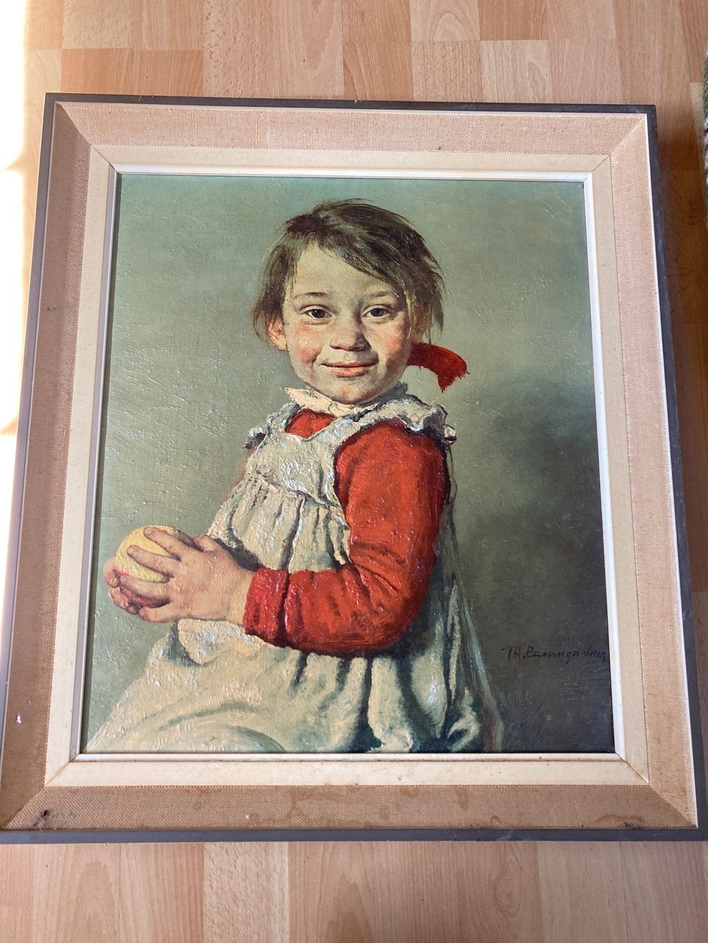 Dipinti: Reproduction numérotée THOMAS BAUMGARTNER "petit gosse" – Usato da Aumont venduto da del_f2k9