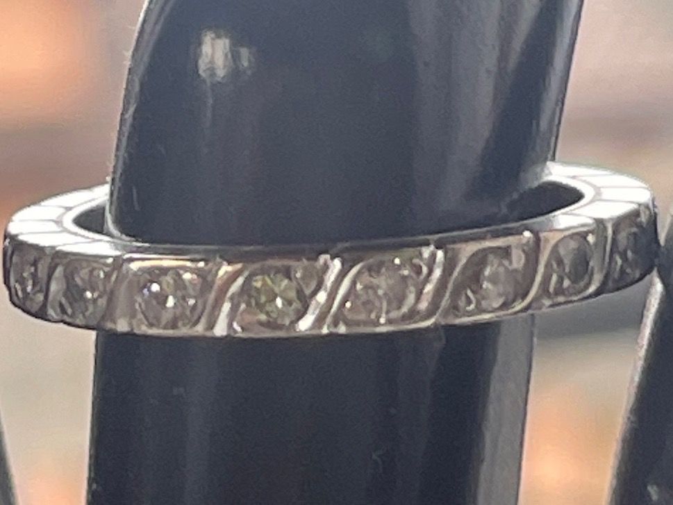 Bague Rivière Diamants 0.24 carat 