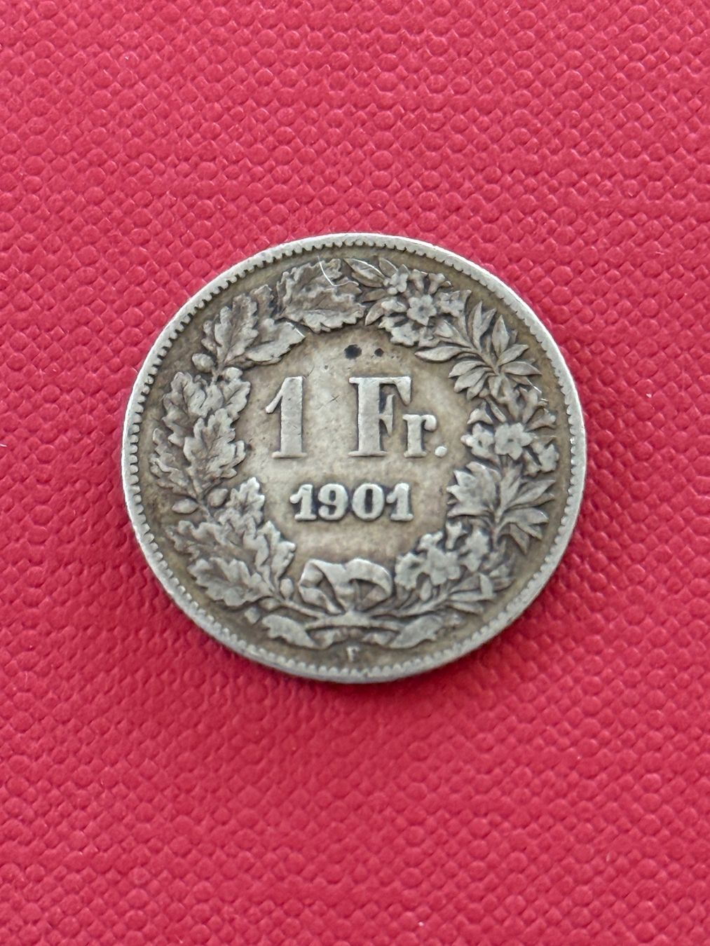 Tutti le monete: 1 Franken 1901  Rar – Usato da Wallisellen venduto da SWISS_SILVER1 1