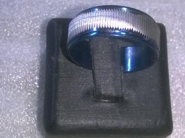 Anelli: RING EDELSTHAL,,,BLAU UND WEISS,,,GLANZIG – Nuovo (secondo la descrizione) da Basel venduto da bijoutrie_4