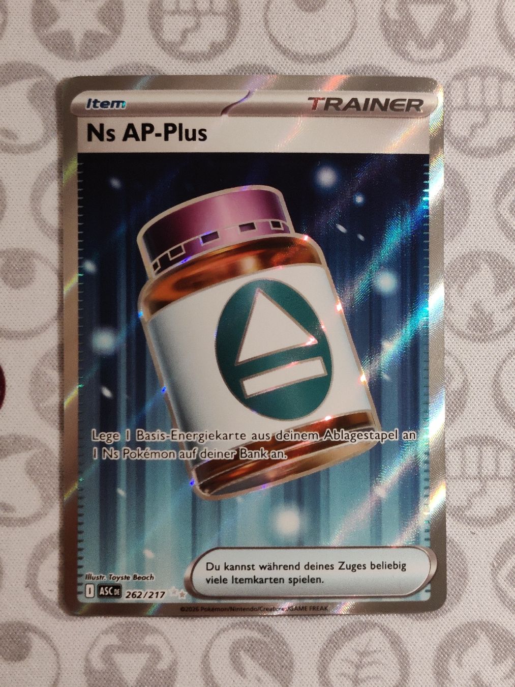 Pokémon Carte collezionabili: Pokémon Ns AP Plus ASC 262/217 DE – Nuovo (secondo la descrizione) da Steffisburg venduto da HMStufi