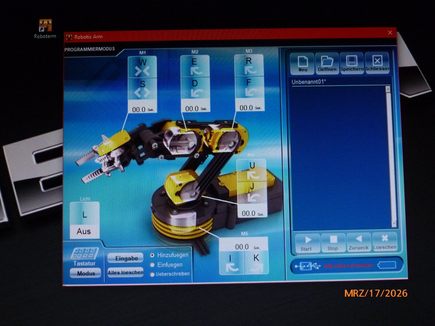 Spielzeuge: Playtastic Roboter-Arm mit erweiterung USB-Schnittstelle. – Gebraucht aus Lupfig von Casch13 3