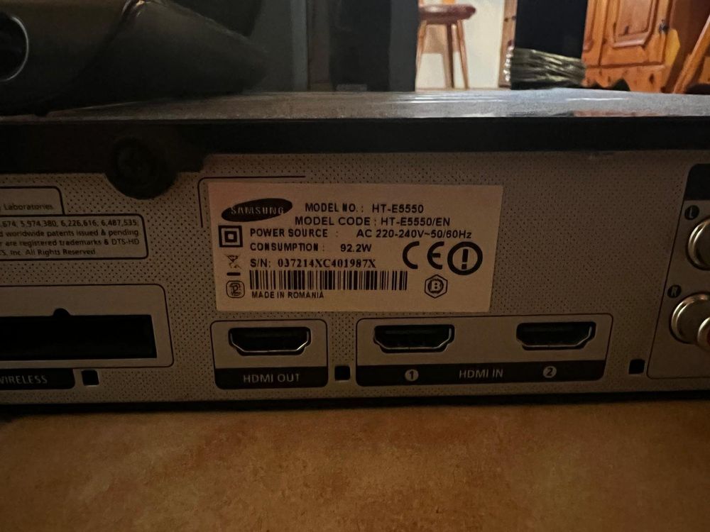 Samsung Home Cinema: Samsung HT-E5550 Heimkinoanlage - Top Sounderlebnis! – Usato da Mettmenstetten venduto da TNT-Studios 2