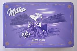 Milka Blechdose Jubiläumsausgabe 1901-2001, limited Edition