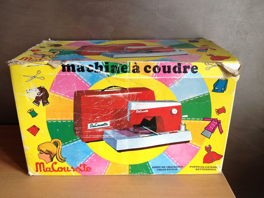 Machine à Coudre Enfant Ma Cousette – Jouet Fonctionnel Avec Boîte Et Notice, Occasion