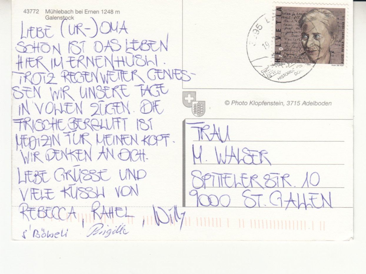 Ansichtskarten: Mühlebach 2002 – Gebraucht aus Bürglen TG von StampGraf 1