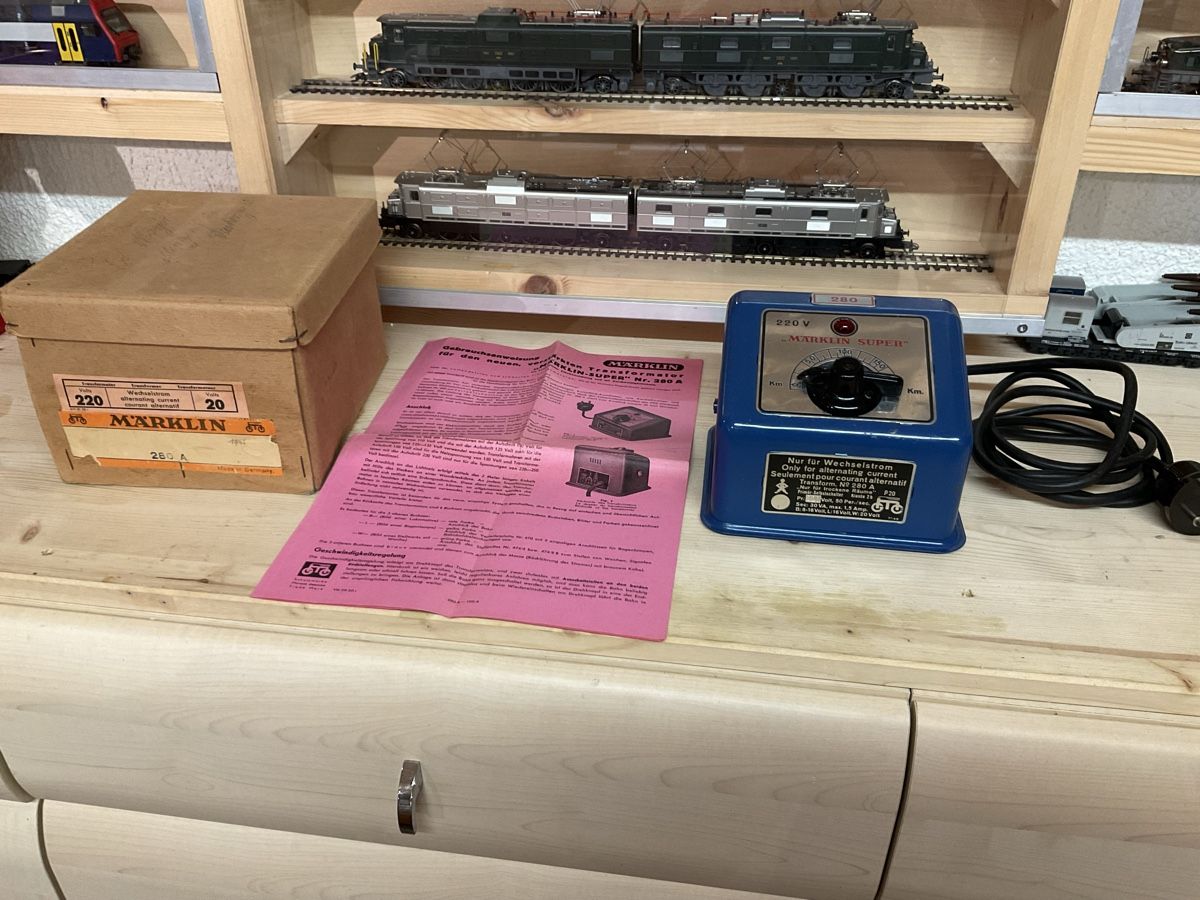 Märklin Modellini di ferrovie: Trafo 280 A Nr. 1 – Usato da Wald ZH venduto da Sbbemilio
