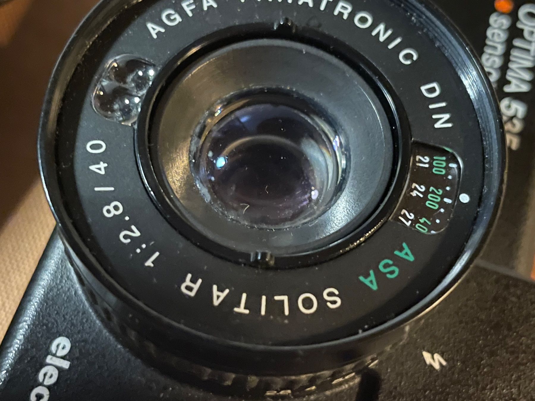 Agfa Kamera: AGFA S35 Sensor Kompakt Kamera f2.8 40mm mit flash – Gebraucht aus Zürich von Arcana_Fail 3