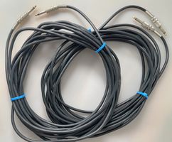 2 Lautsprecher-Kabel je 10 m / Jack - Jack  / sehr robust