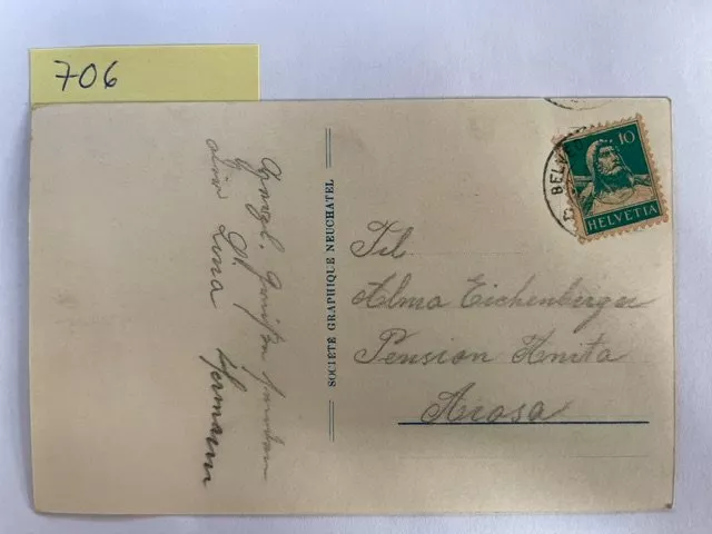 Cartoline postali: Alte Ansichtskarte Rhonegletscher – Usato da Niederwil AG venduto da dahu75 1