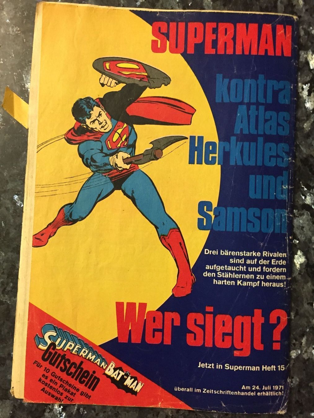 Fumetti: Superman von 1971, Heft 14 Comic Heft – Usato da Goldach venduto da SSRConzept 4