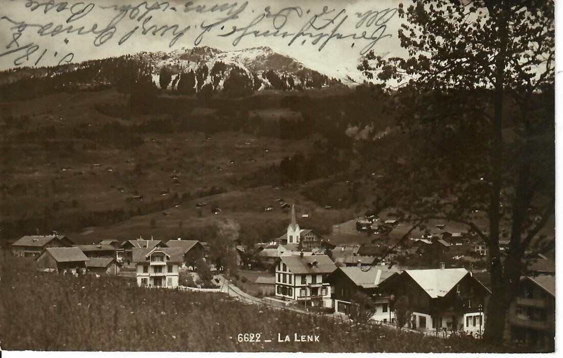 Cartoline postali: La Lenk  1912 – Usato da Hochdorf venduto da Ziegel-16