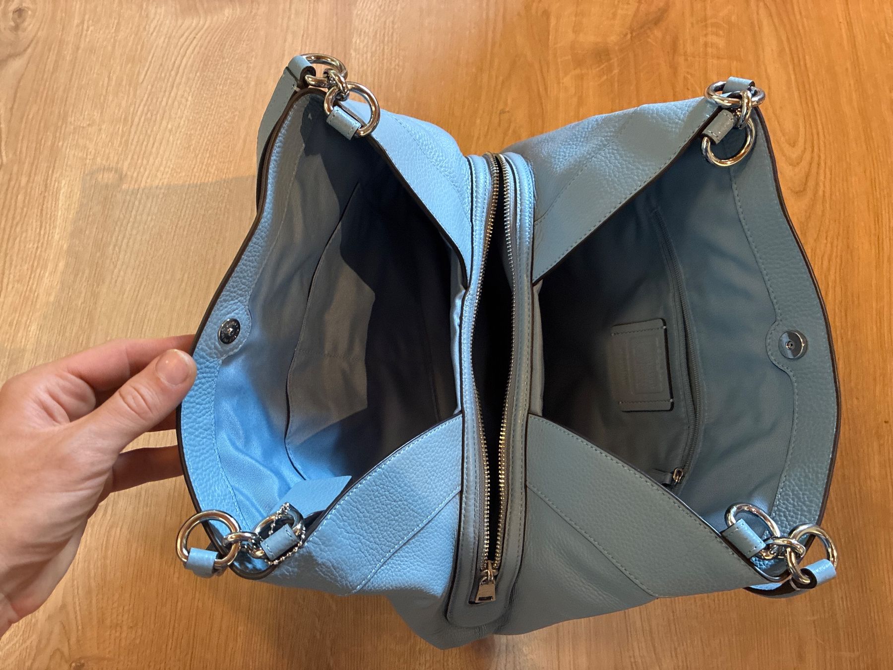 Coach Borse da donna: Coach, Handtasche, hellblau – Usato da Eggenwil venduto da mic_b5l2 2