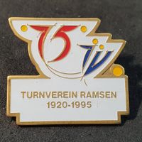 Y446 - Pin 75 Jahre TV Turnverein Ramsen 1920 - 1995