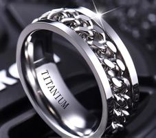 Titan Ring, Edelstahl, Herren Schmuck Neu!