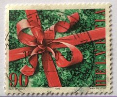 Nr.962 Weihnachtsmakke GESTEMPELT 1998  