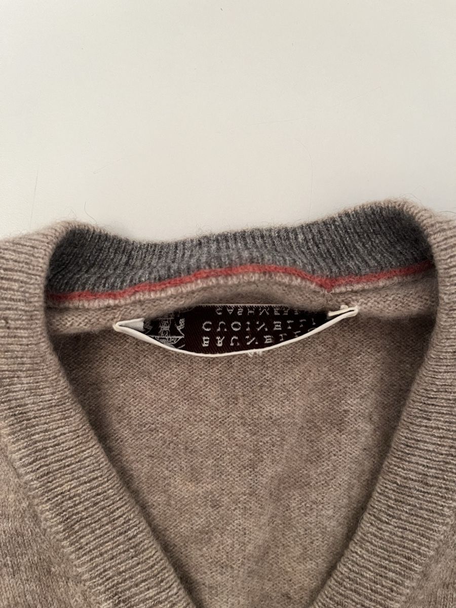 Brunello Cucinelli Maglioni & Felpe: Brunello Cucinelli Cashmere Pullover V-Neck, Top Zustand – Nuovo (secondo la descrizione) da Zürich venduto da Richard_En_Passant 4