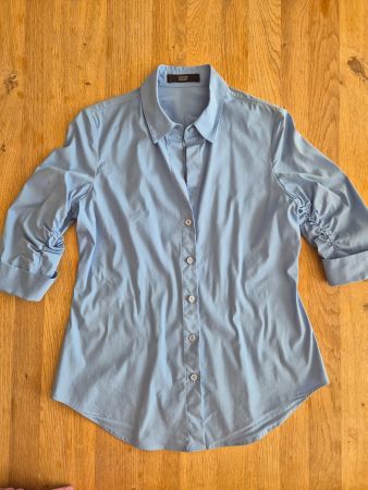 Raffinierte Steffen Schraut Hemd-Bluse | Gr. 36 | hellblau