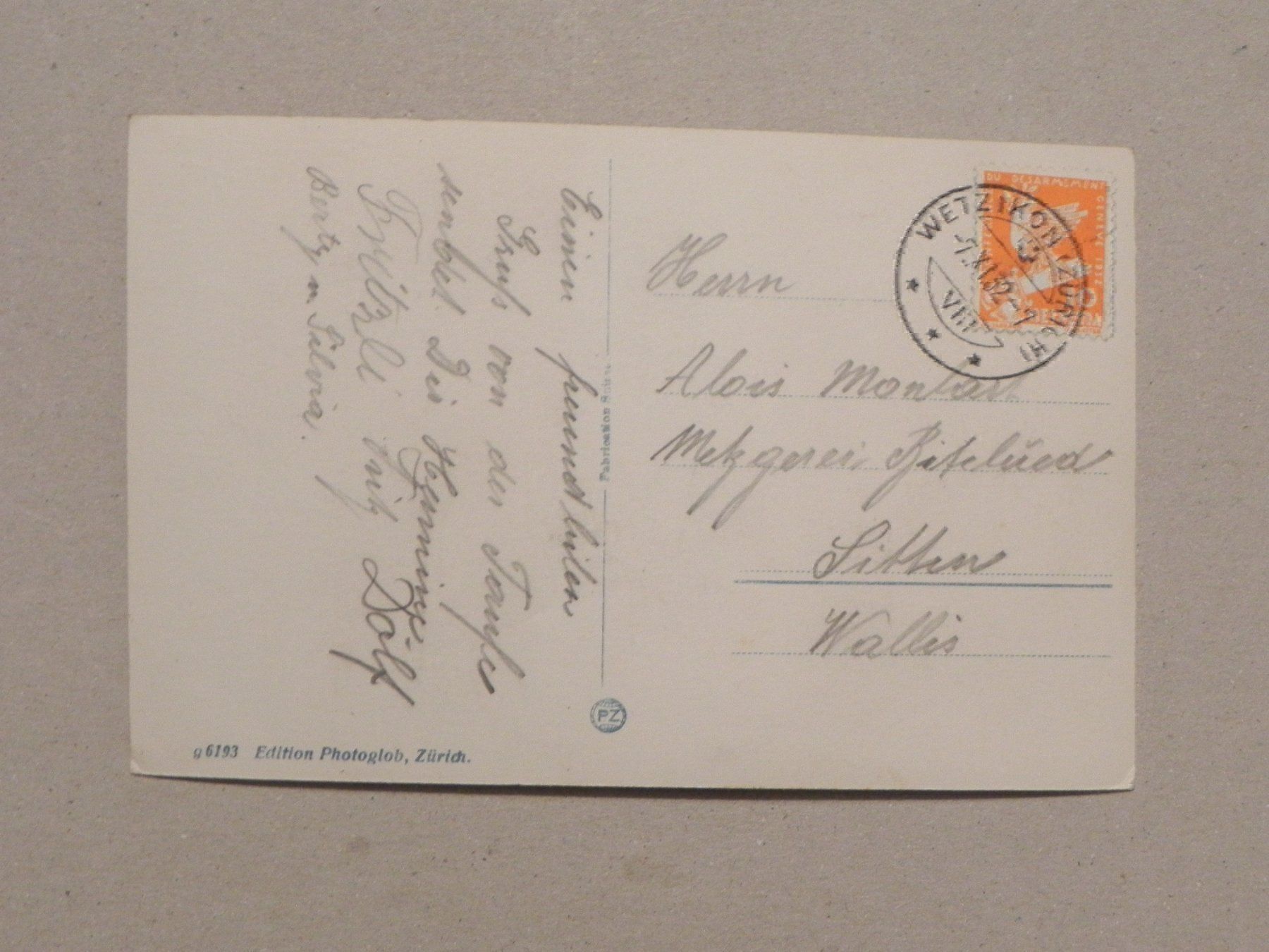 Ansichtskarten: Ansichtskarte Hinwil ZH 1932 – Gebraucht aus Siebnen von krimsie 1