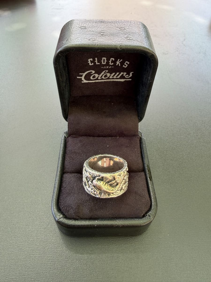 Bagues: Ring CLOCKS + COLOURS - Size 7 - Koi - Sterling Silver – D'occasion à Russikon par mischihipp 1