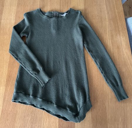 Dorothy Perkins Damen Pullover Gr. XS Olivegrün