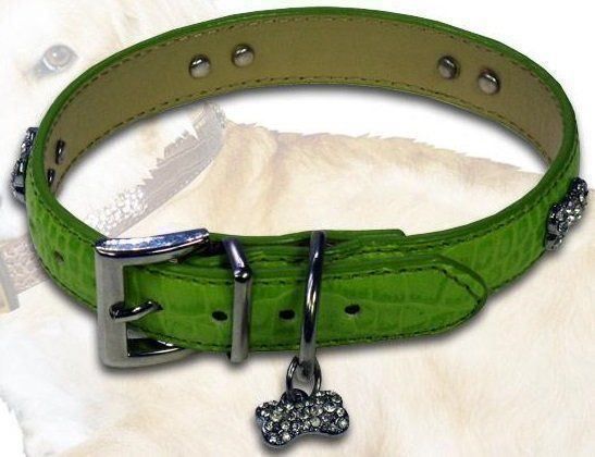 Hundeleine Mit Strass-Steinen – Pink, Lederoptik, Für Große Hunde Wie Pitbull & Dobermann