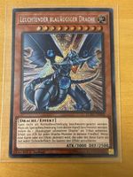 Leuchtender Blauäugiger Drache - Yu-Gi-Oh! Karte, Top!
