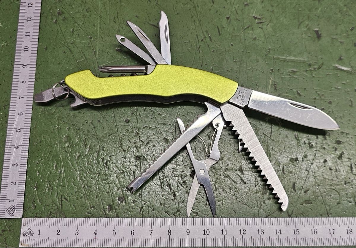 Coltelli tascabile: Cooles Taschenmesser Gelb, neuwertig – Usato da Burgdorf venduto da gbergler33 1
