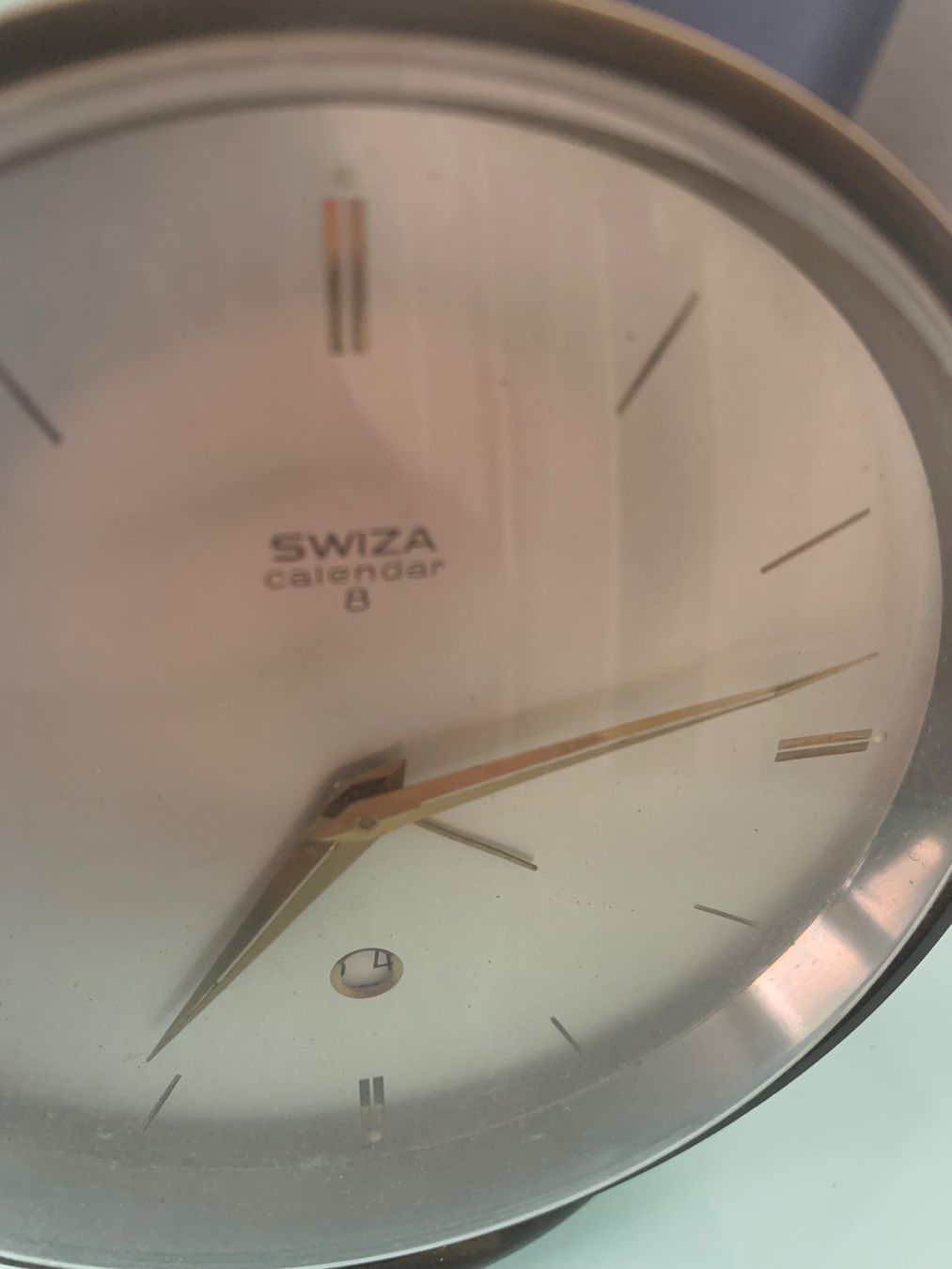 Sveglie: Réveil de table Swiza Calendar – Usato da Neuchâtel venduto da Aquila99 1