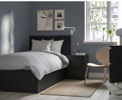 Ikea Malm Bett mit 2 Schubkästen ohne Matratze