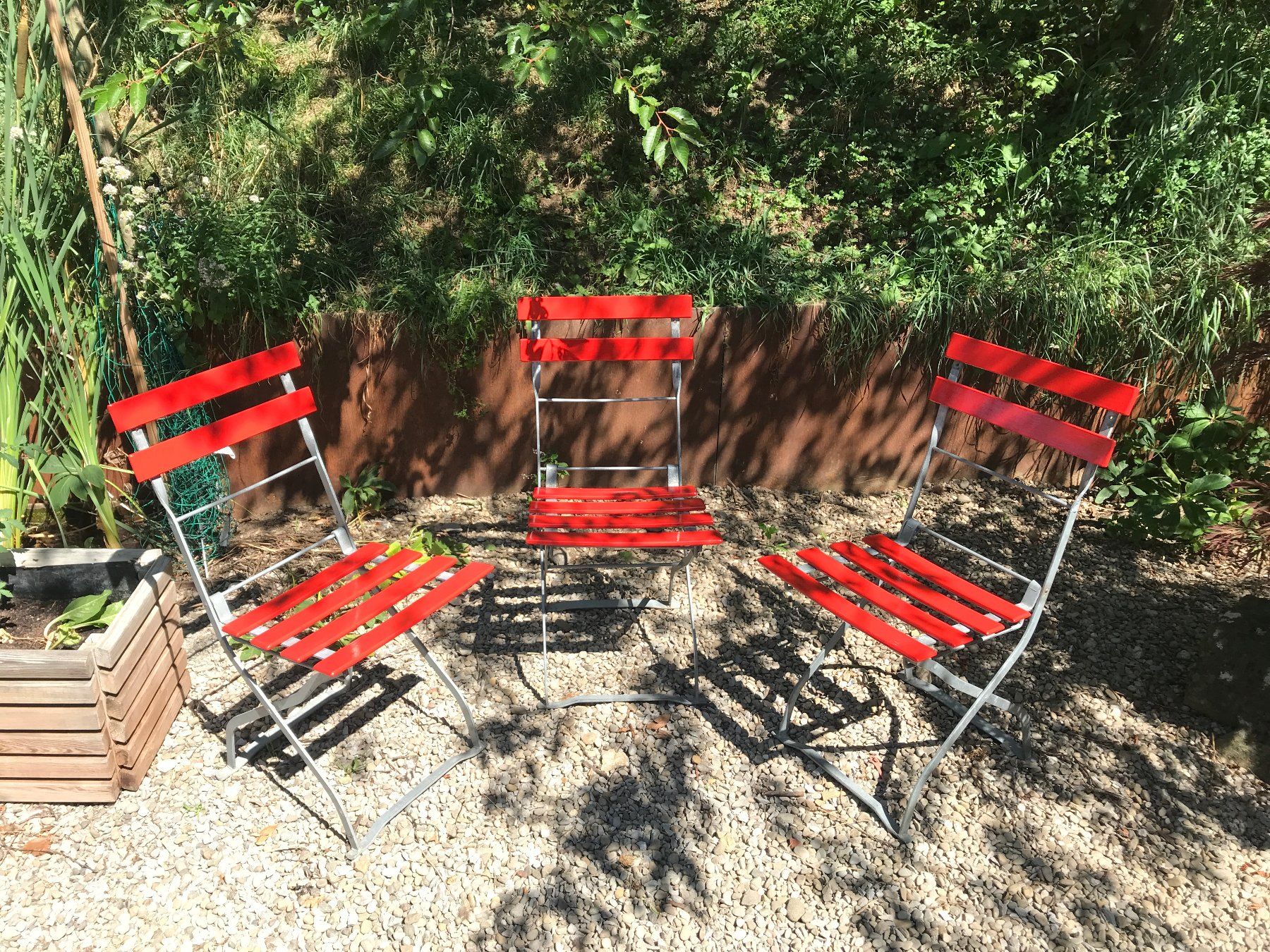 Chaises: Gartenstuhl Trio frisch restauriert – Neuf (Voir description) à Kilchberg par janick.schmid