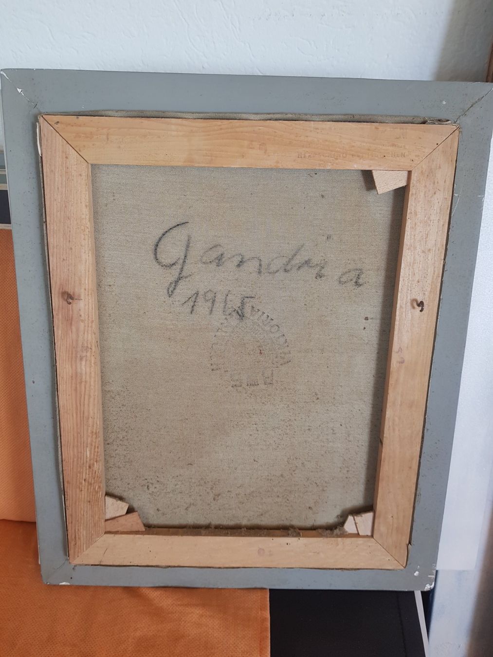 Dipinti: Bilder Gandria 1965  M.Ficher – Usato da Biel / bienne venduto da Sarouch9 6