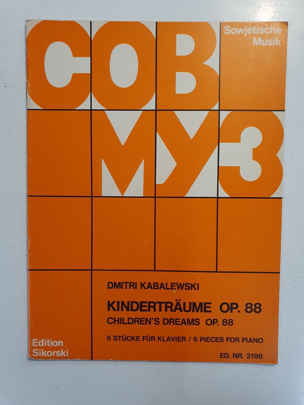 Livres: Dimitri Kabaleswki Kinderträume Op. 88 – D'occasion à Zürich par loosebone
