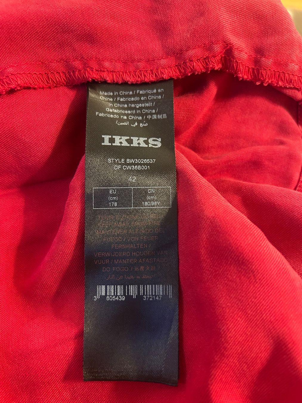 IKKS Vestiti: IKKS robe rouge – Usato da Val-d'Illiez venduto da Dombou 1