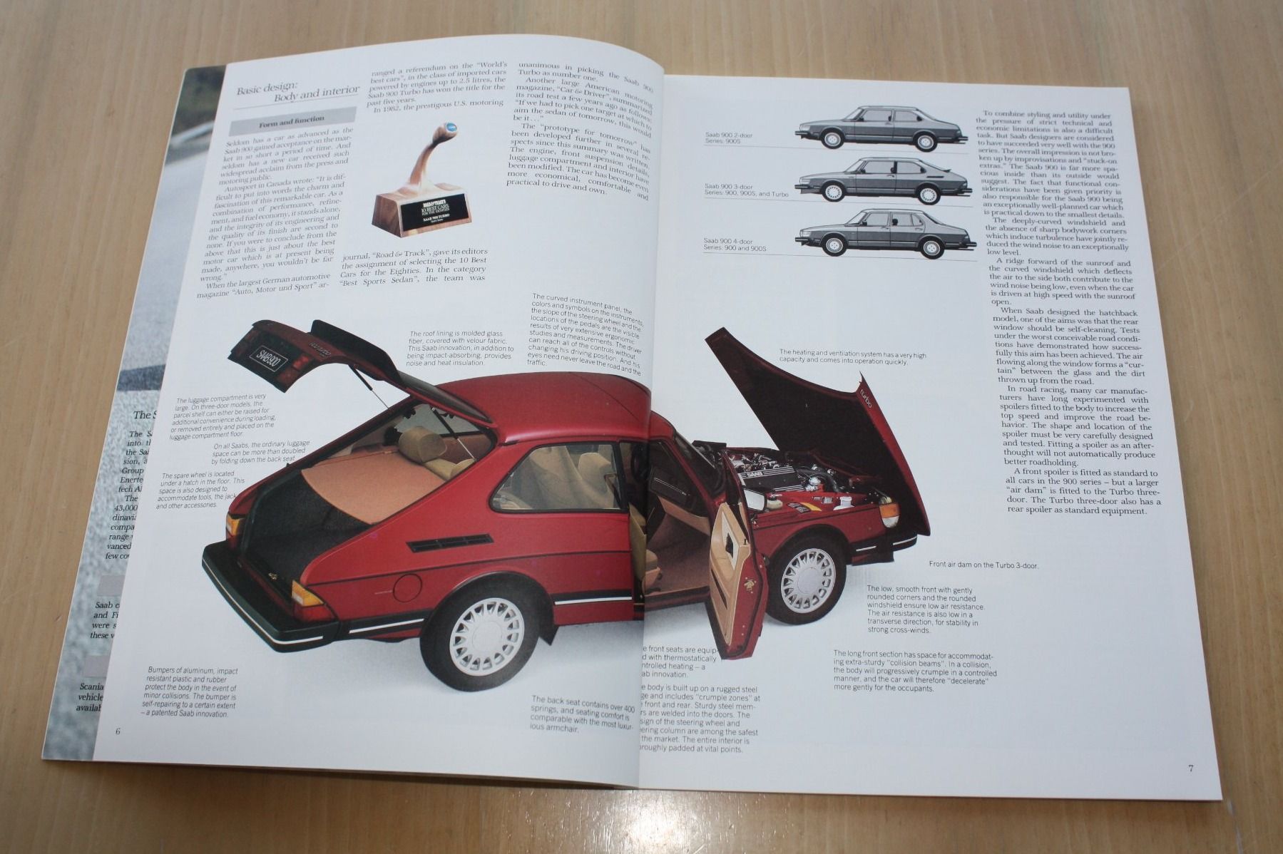 Saab Documenti: Saab 900 Engineering Features USA Prospekt 1986 – Usato da Wikon venduto da erwin400 3
