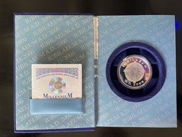 Silber Gedenkmünze Jubiläum A.D. 2000 Italia Millennium