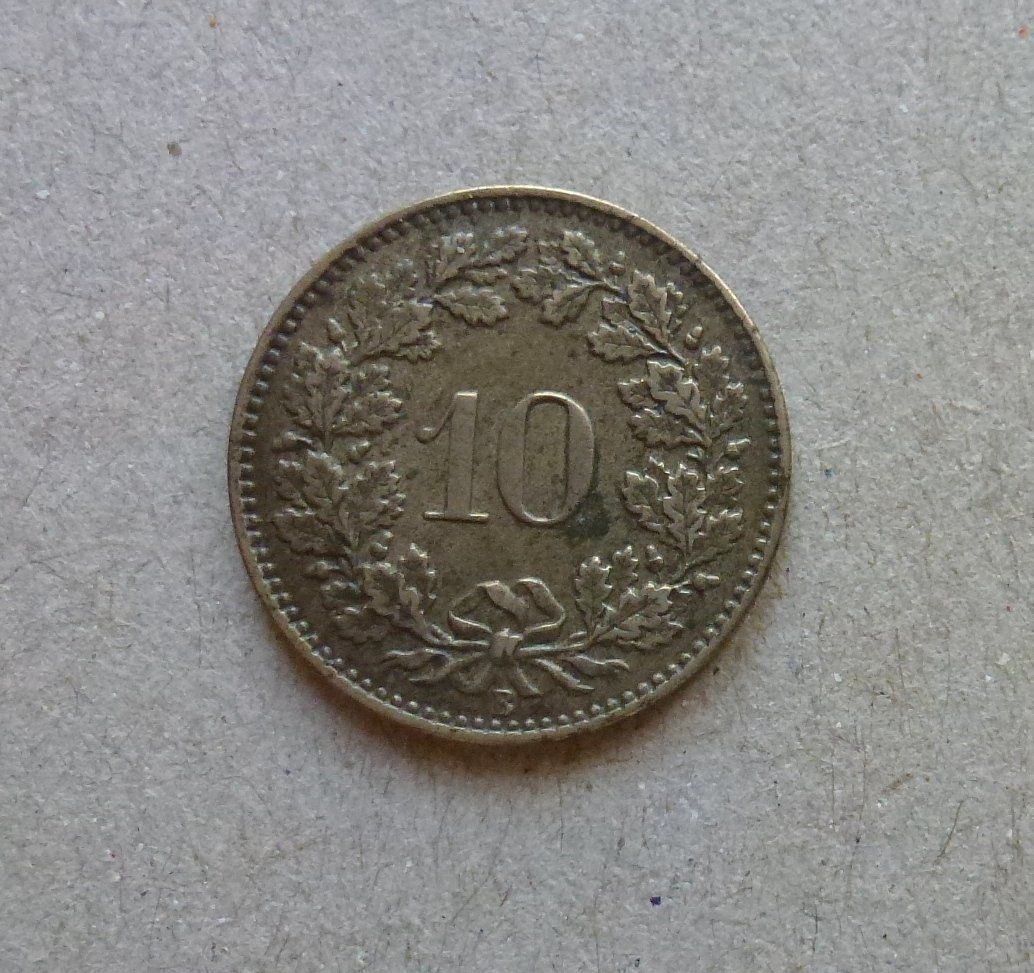 Tutti le monete: ++ 10 Rappen 1876, gute Erhaltung – Usato da Walkringen venduto da Casablanca777 1