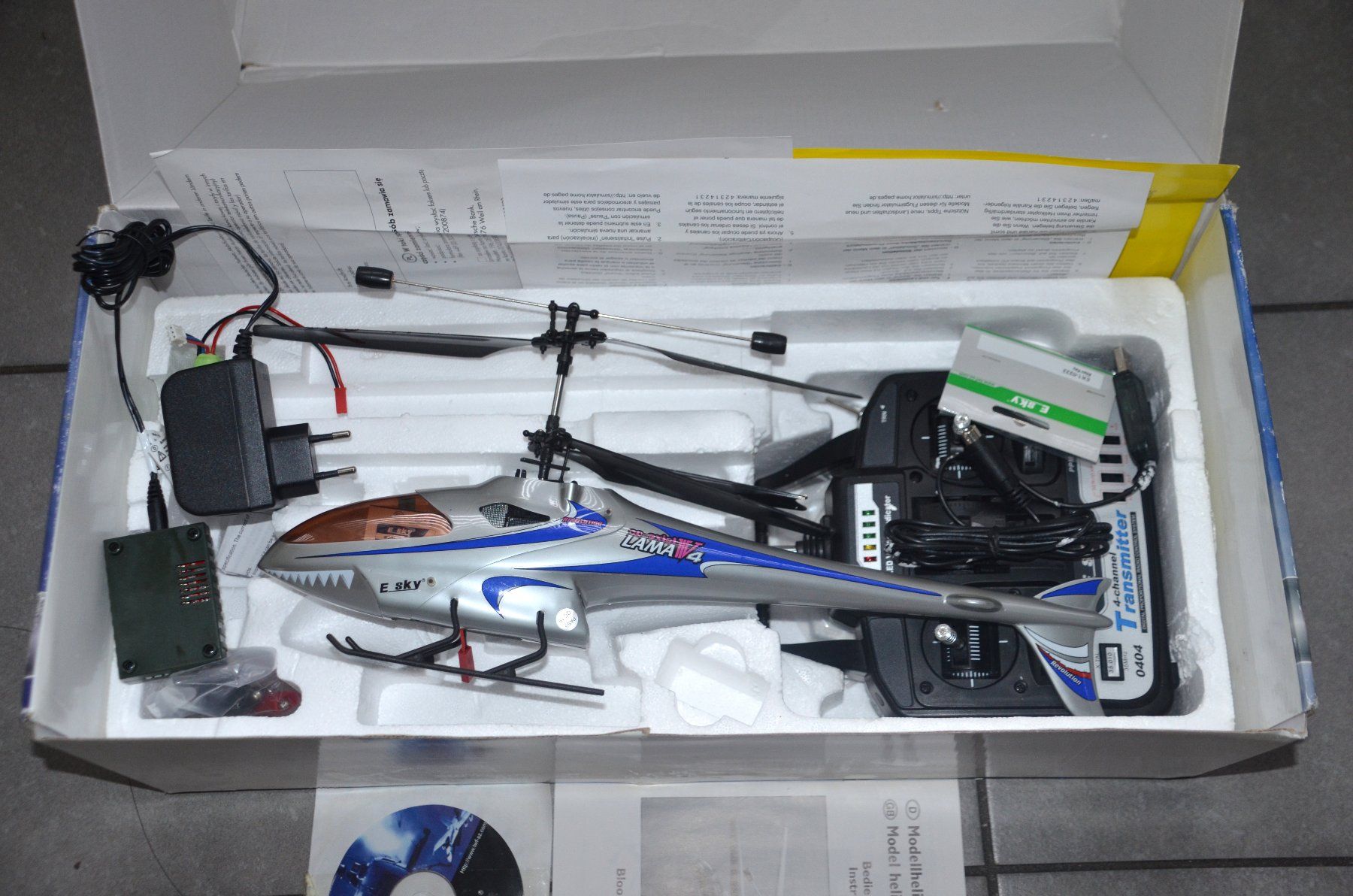 Modellismo RC: E-SKY Helikopter Lama V4 Helikopter / hélicoptère – Usato da Collonges venduto da arashee 2